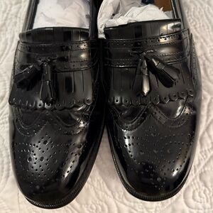 Men's Black Tassel Loafers